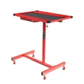 Sunex Heavy Duty Adjustable Red Work Table with Drawer 8019